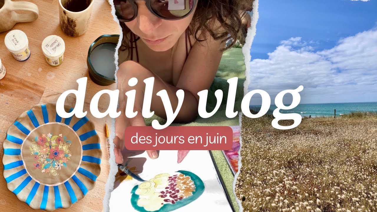 Vlog : carnet de voyage à l'aquarelle, ateliers et escapades