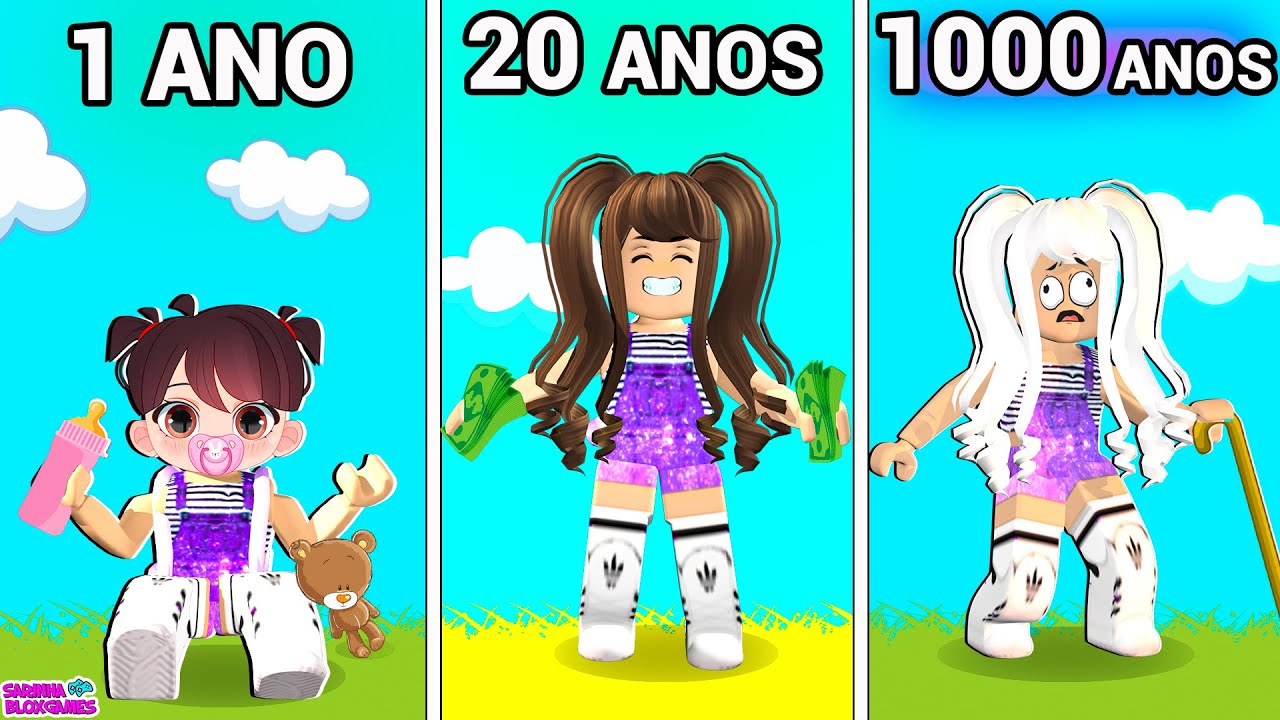 O CICLO DE VIDA INFINITO DO ROBLOX - Every Second You Get Older