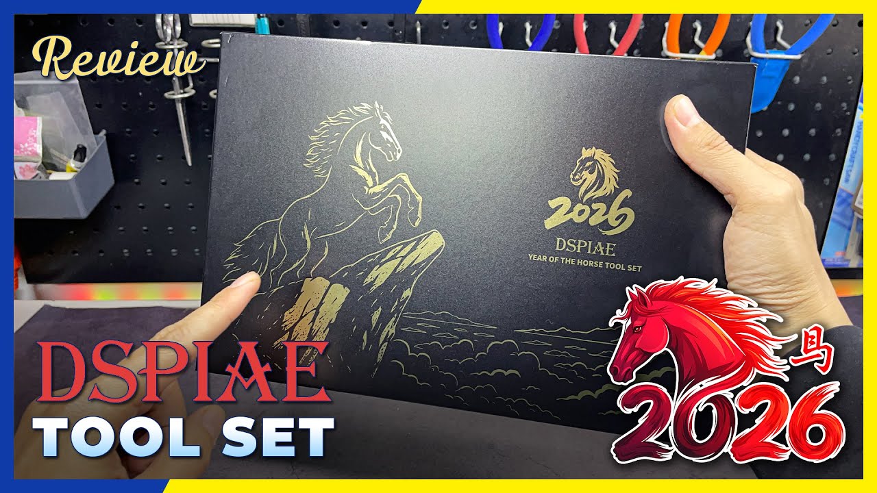 Review Combo Tool Set Chính hãng Dspiae - BỘ DỤNG CỤ CAO CẤP DSPIAE NĂM NGỰA LIMITED EDITION 2026