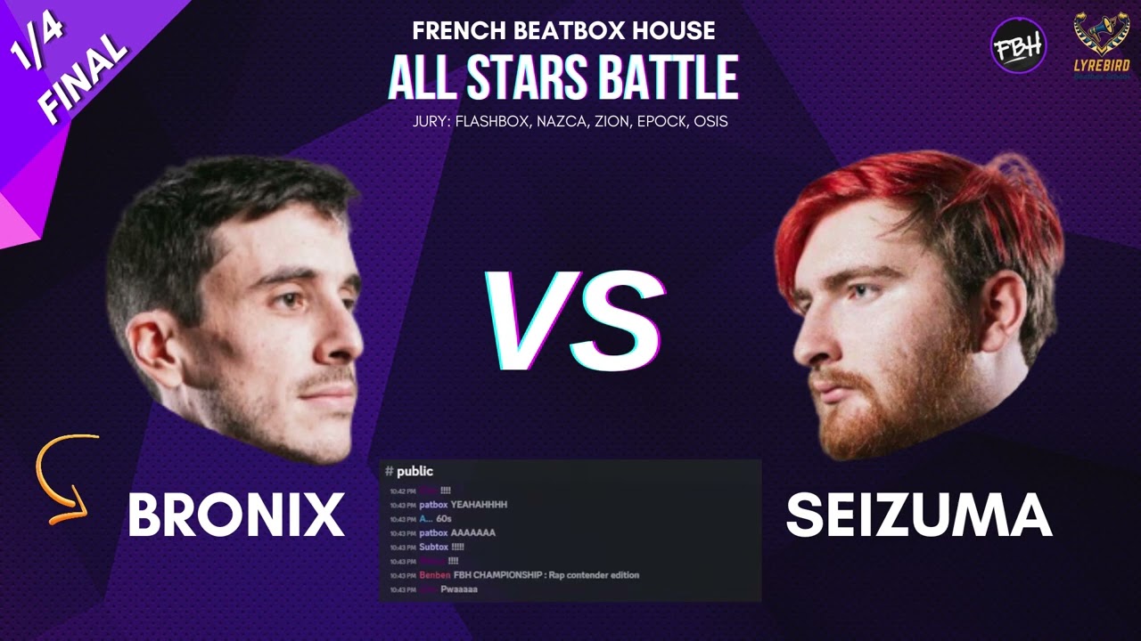 FBH Battle All Stars - 1/4 Final - BRONIX vs SEIZUMA