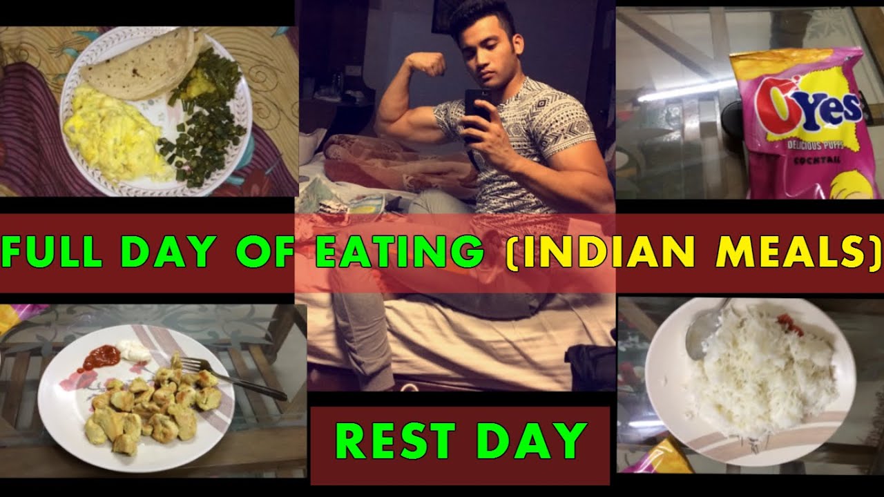 INDIAN BODYBUILDING DIET | NON TRAINING DAY | LEAN BULK |