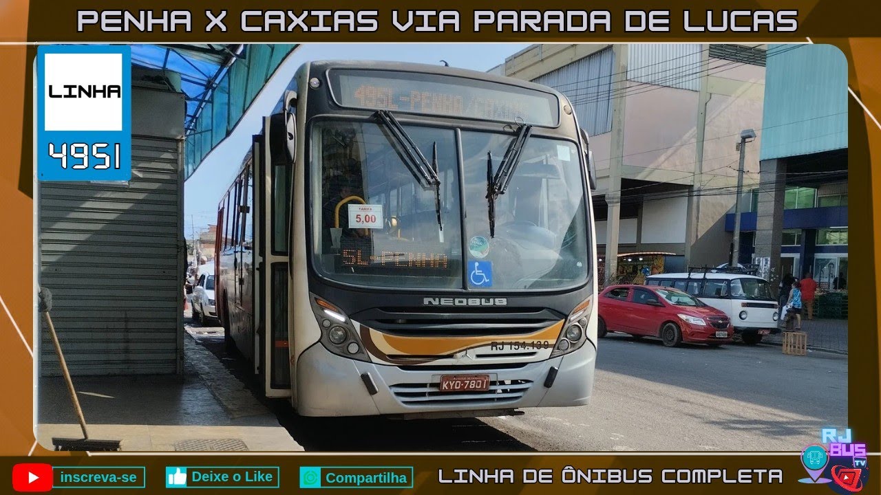🚏🚌💨 Linha: 495L - PENHA x CAXIAS  - [FÁBIOS - RJ]