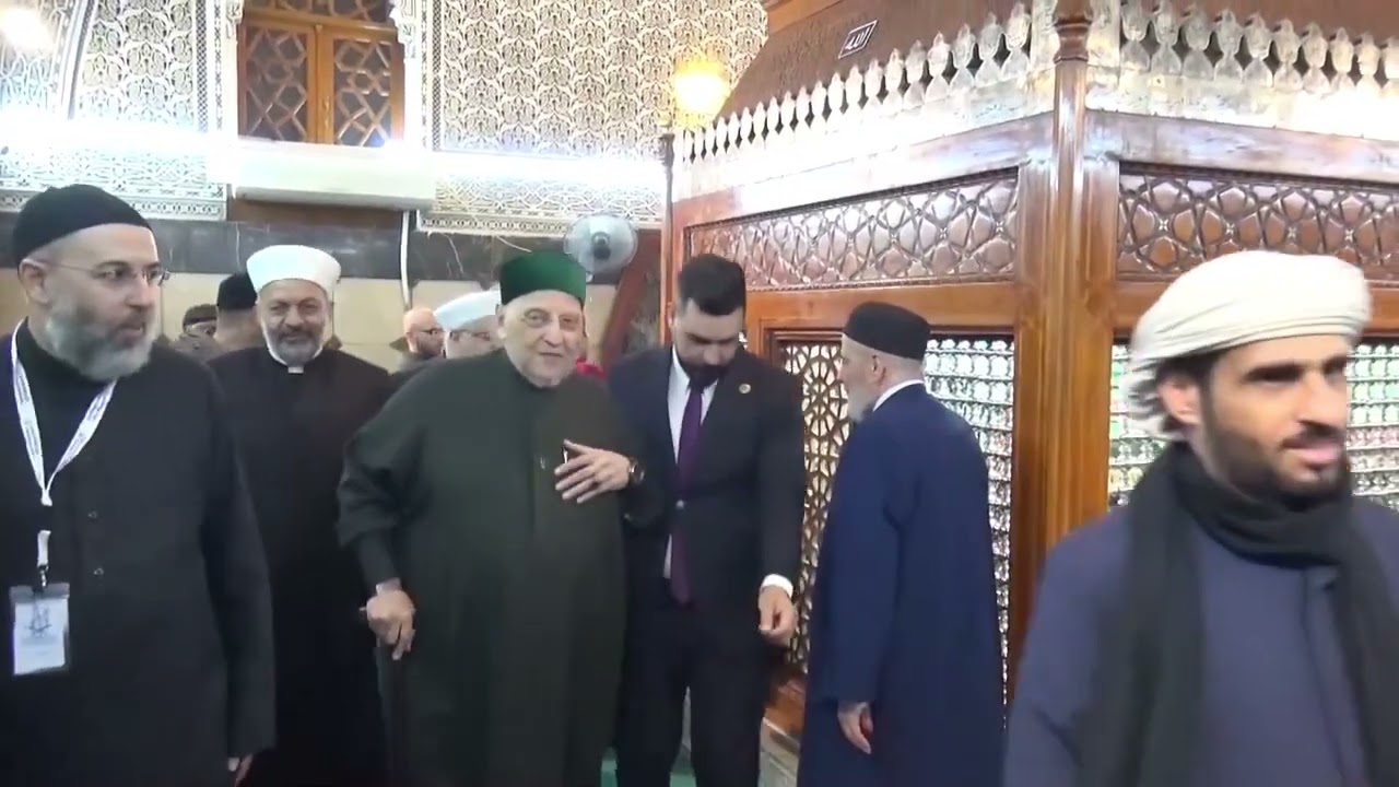 وفود الدول الإسلامية المشاركة تزور العتبة الحنفية في الأعظمية ببغداد