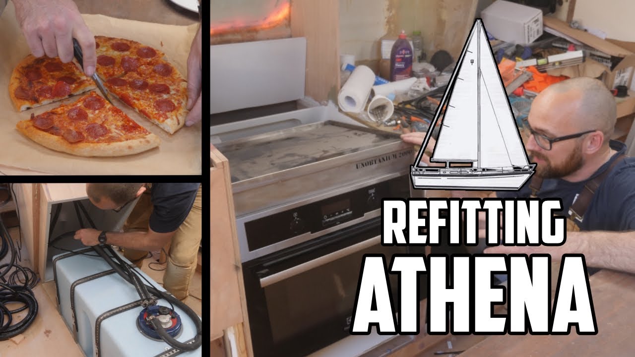 Sail Life - Gimbaled induction & electric oven, diesel tank plumbing - DIY sailboat project