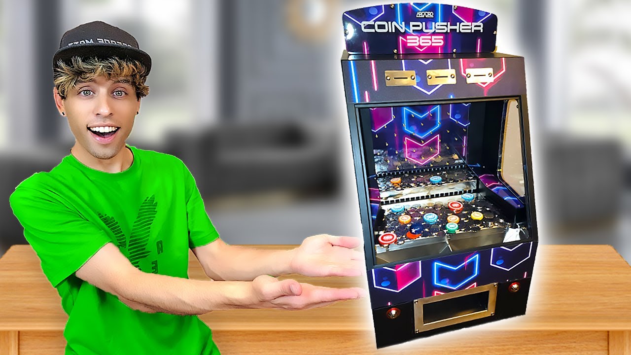 This Tabletop Coin Pusher Is Unlike Anything You've Seen Before!!
