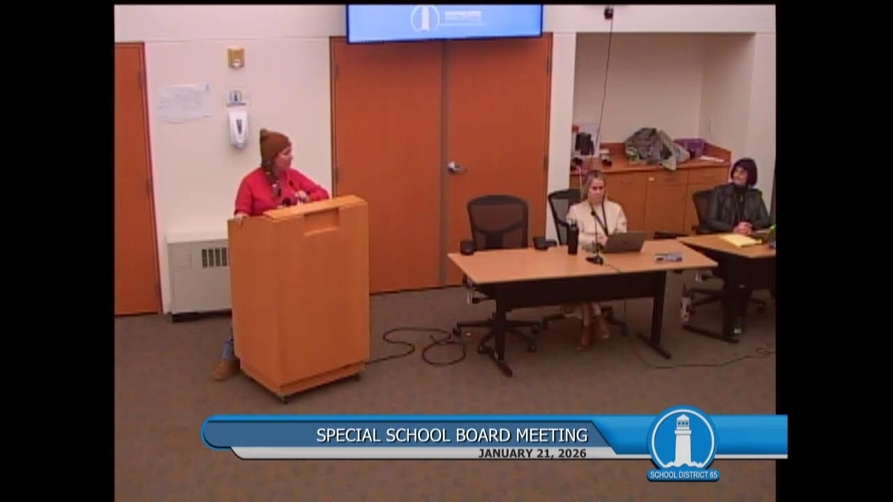 [1/21/26] D65 - Special Board Meeting