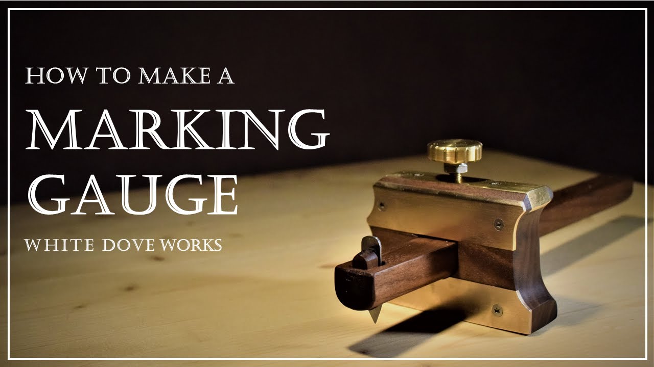 How To Make A Marking Gauge || Beautiful Craftmanship || Homemade Tools Pt. 1