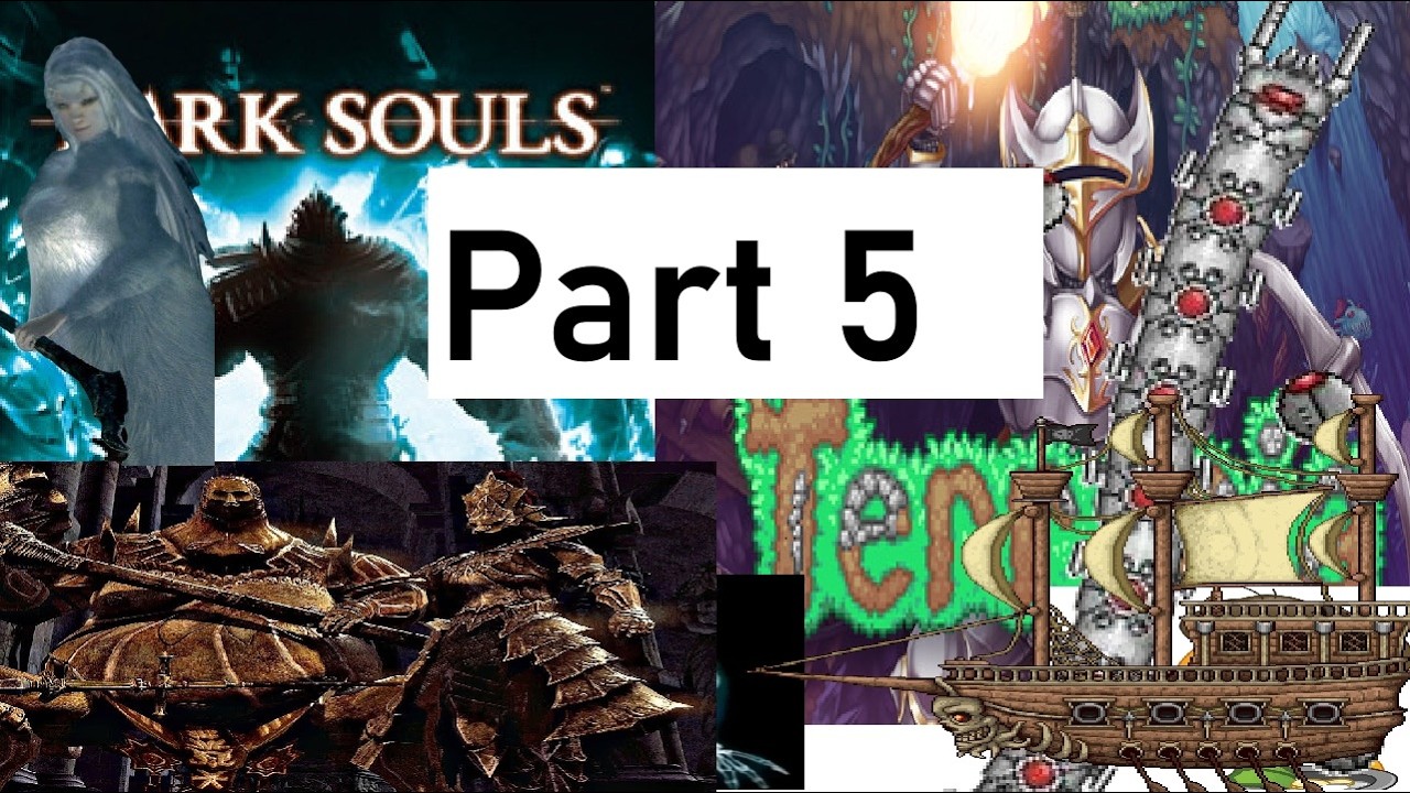 Terraria/Dark souls but ever time i die the game swaps(Highlights PT.5)