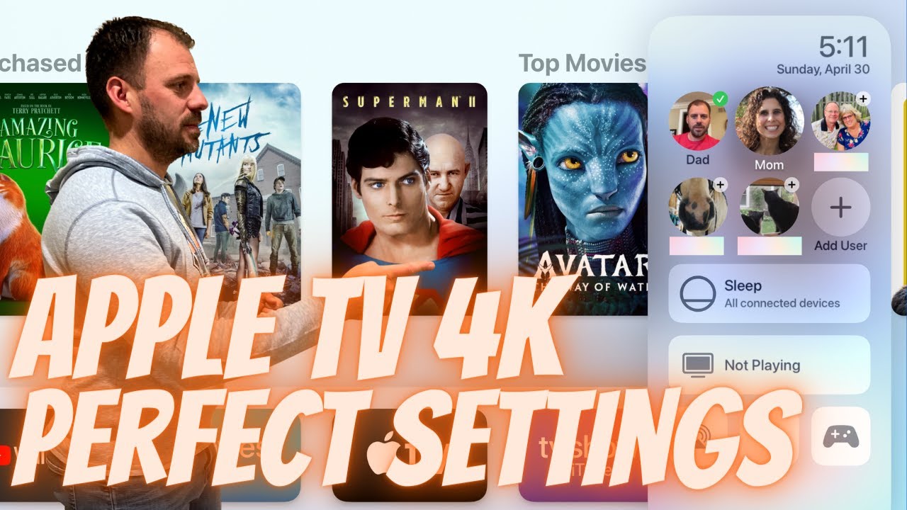 Профили пользователей для настройки Apple TV 4K