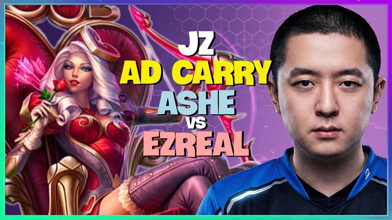 Challenger Ashe: This Dude is CRUSHING the Matchup vs Ezreal with CLEAN Kiting - Engsub