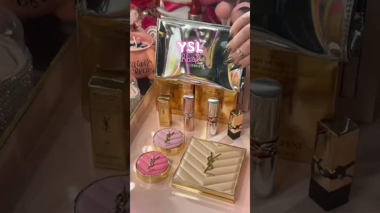 YSL Luxury Makeup HAUL part 1 😜🤟🏼🫶🏼💄
