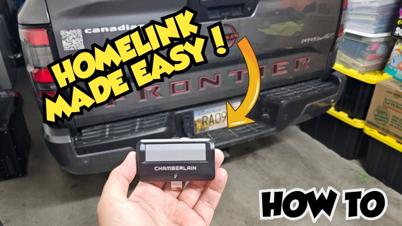 Как настроить Homelink на Nissan Frontier Pro-4x