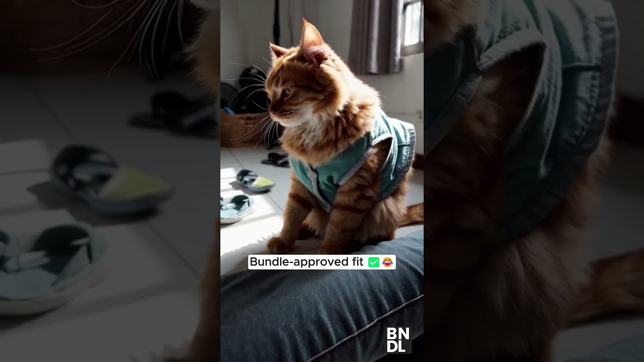 Even the Cat Wears Thrifted?! | BNDL&rsquo;s Cutest Preloved Style Moment 😸♻️