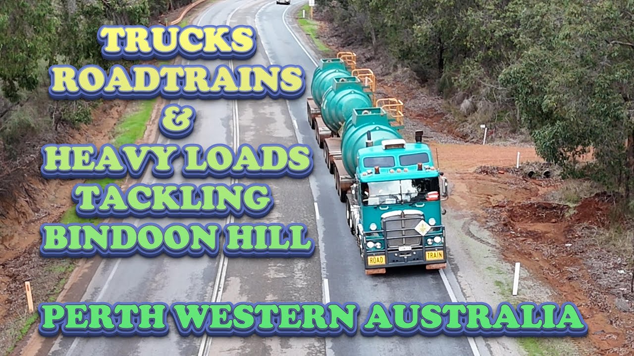 TRUCKS; ROADTRAINS & OVERSIZE LOADS VS BINDOON HILL WESTERN AUSTRALIA #trucklife #truck #oversize