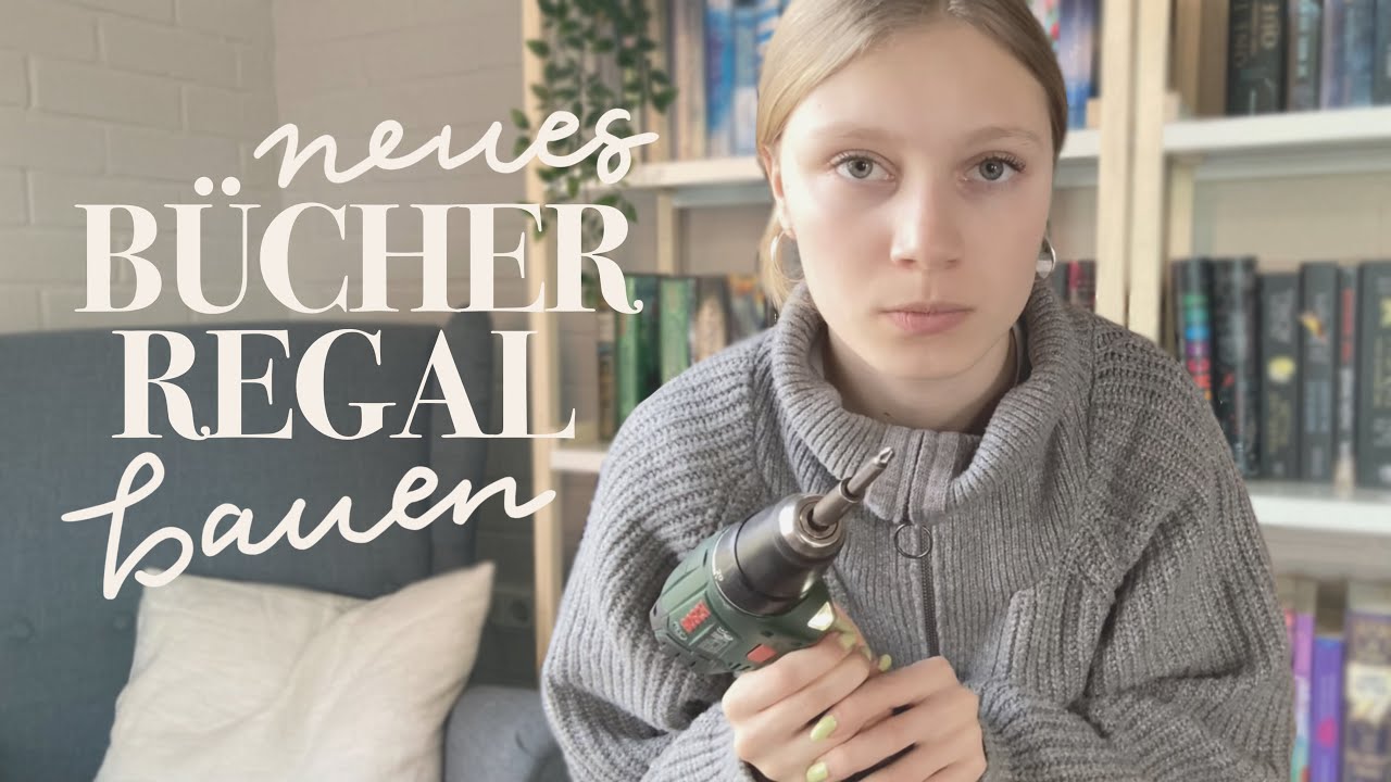Ich hab ein neues Bücherregal!! // Bücherregal aufbauen und einräumen 🔨🔨