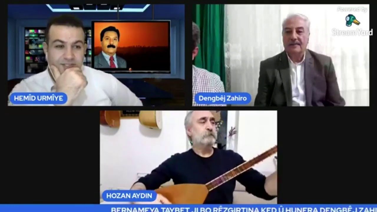 Hozan Aydin distrê, mamoste dengbêj Zaharo guhdar dike "Zindî"