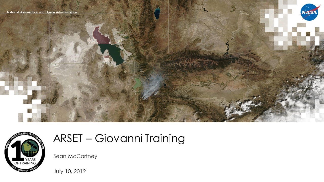 Giovanni Usage within NASA's ARSET Program