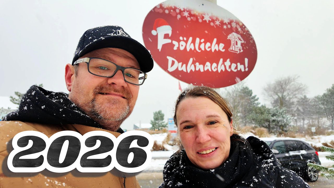 Schnee in #duhnen  - Wir waren im #paradies - Kommt mit uns mit