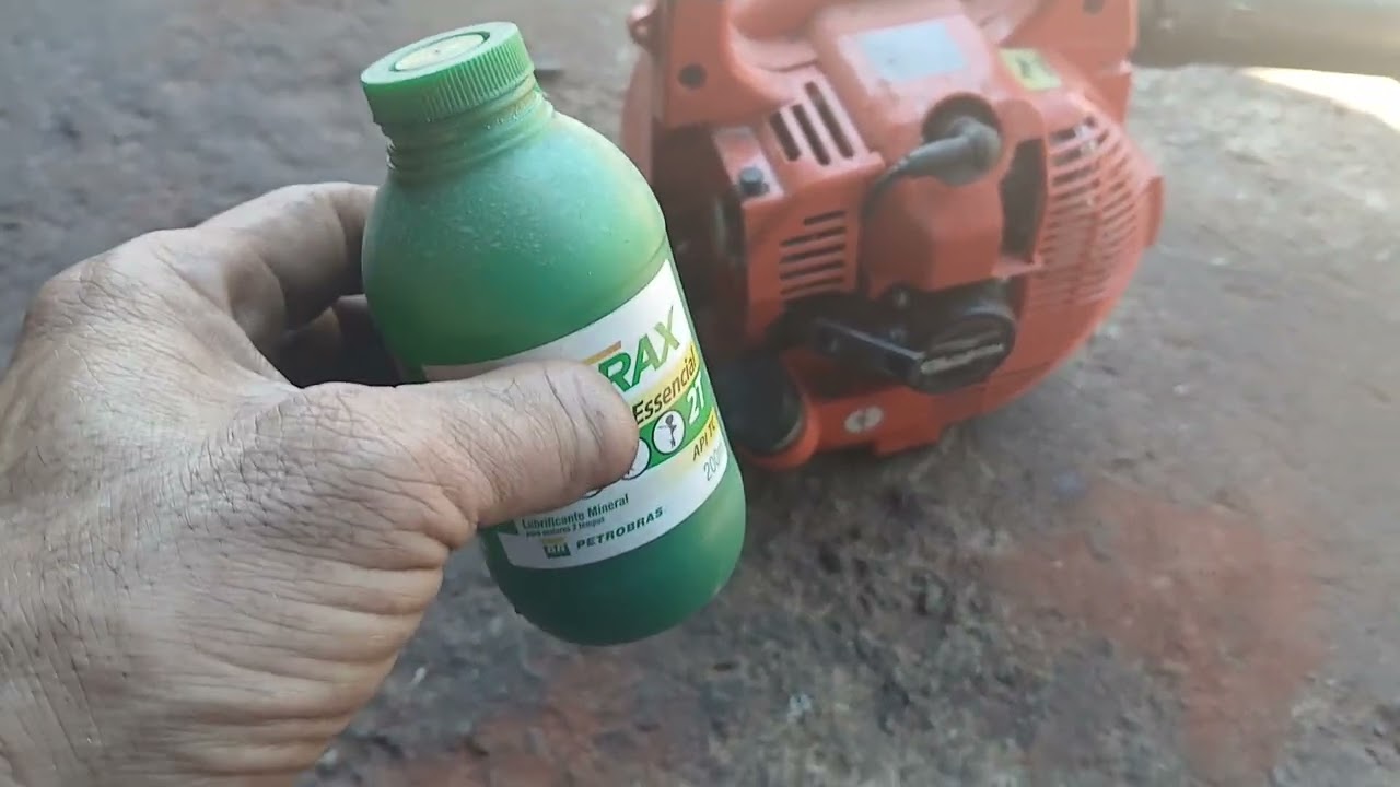 Olha porque óleo 2 tempo um pouco a mais e sempre melhor 