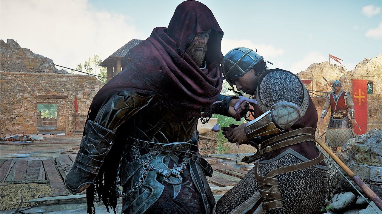 Assassin's Creed Valhalla Viking From Hell Brutal Takedowns