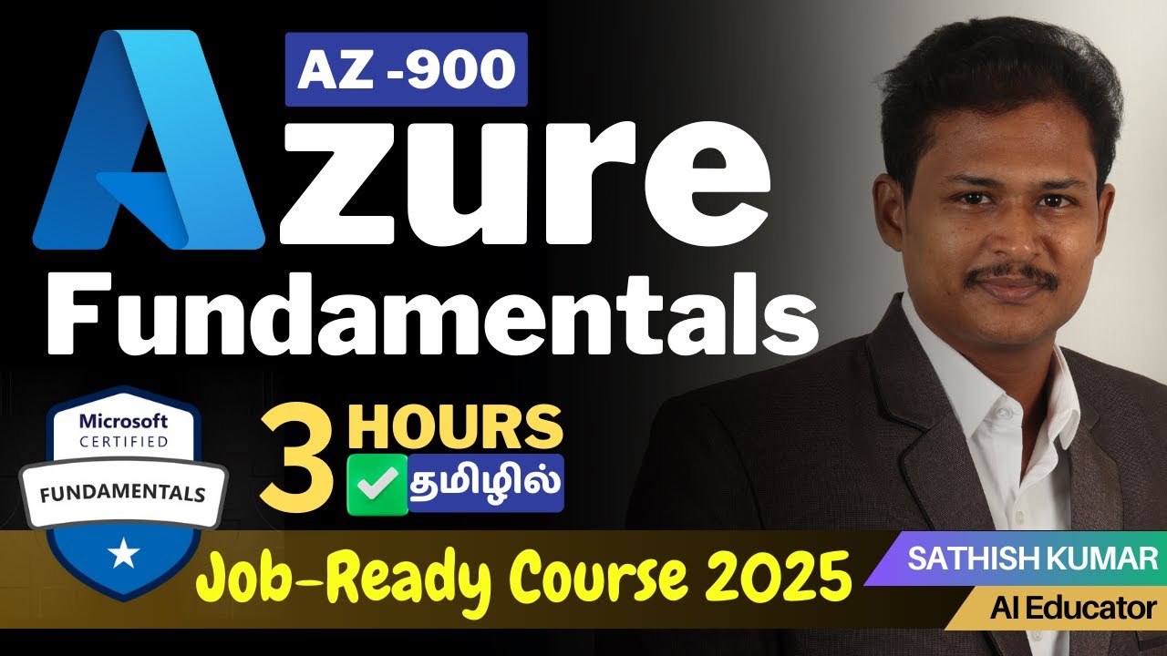 Cloud is the Future! -2025 | Microsoft Azure Certification Course | Tamil | Get High-Paying IT Jobs!