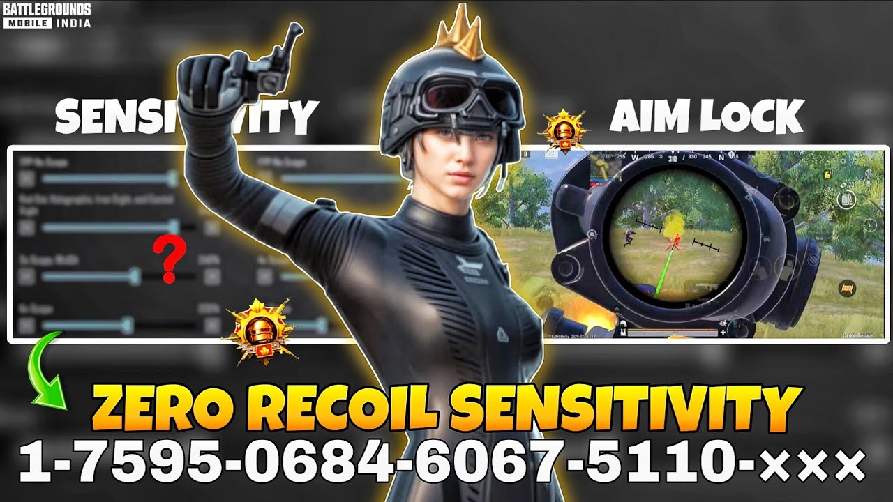 Best Zero Recoil Sensitivity For BGMI Gyroscope 🔥| BGMI Full Sensitivity Settings