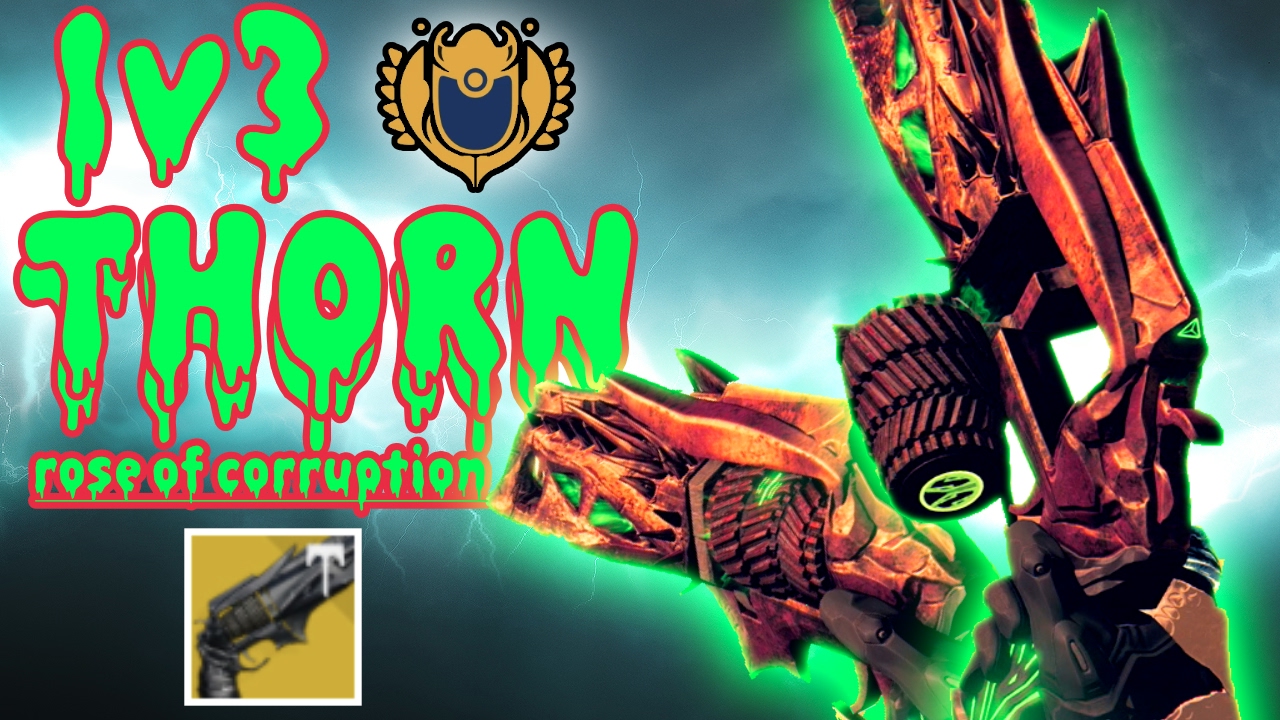 1v3 Trials w/ Thorn (Rose of Corruption) FINALLY DID IT | Destiny
