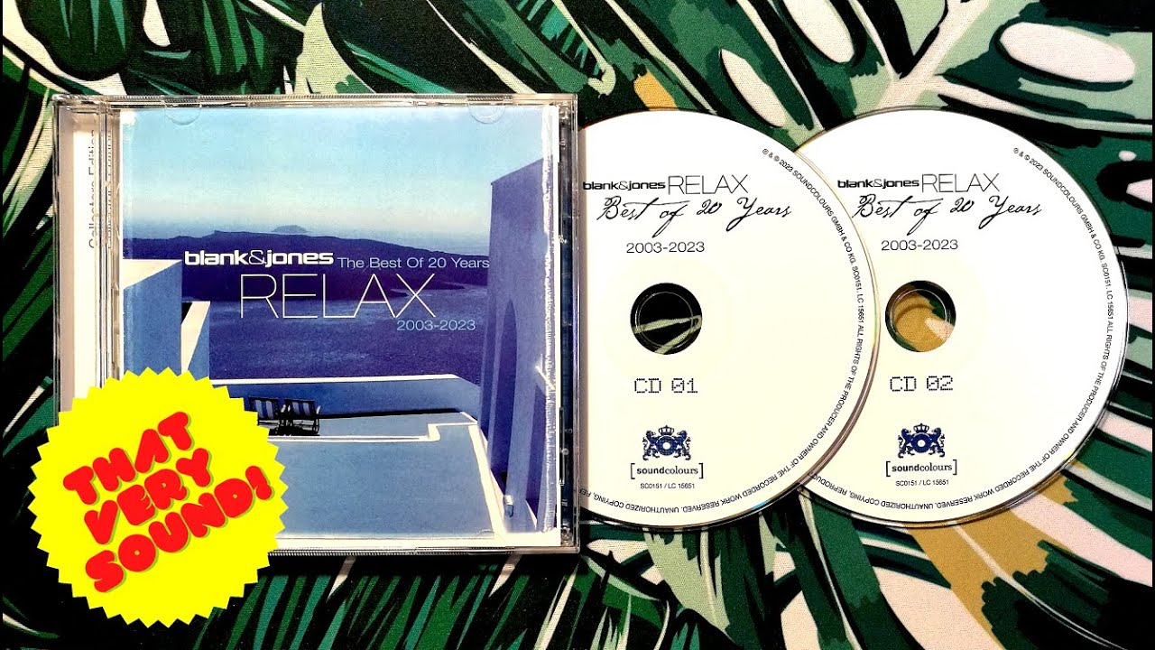 Blank & Jones &ndash; RELAX The Best Of 20 Years 2003-2023 [Soundcolours] CD Unboxing