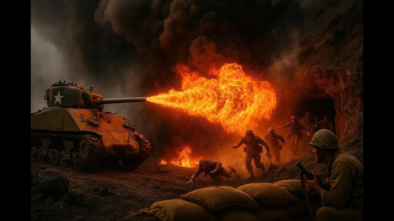 Japan Stunned by America&rsquo;s Sherman Flamethrower Tanks &ndash; Zippos at Iwo Jima & Okinawa.
