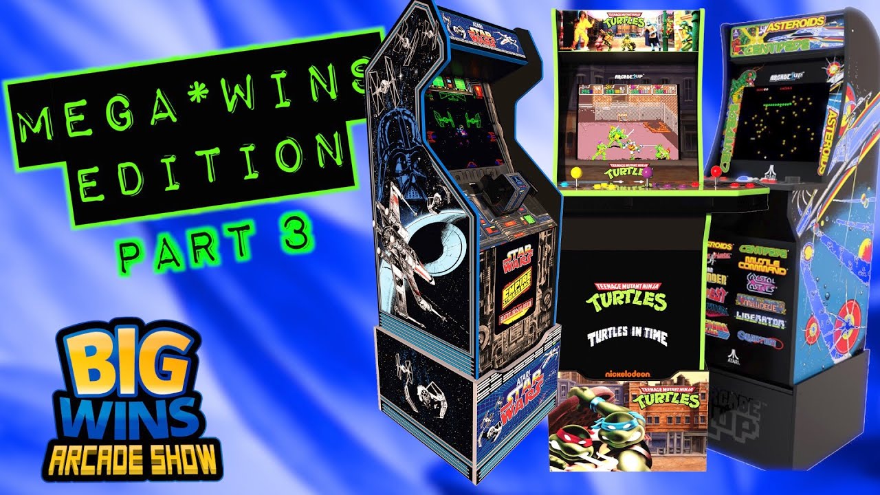 Can We Win A Real Arcade Machine? (Part3) -  Mega Wins Edition  - Big Wins! Arcade Show