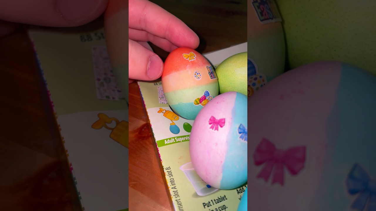 ⏰Late Dyed🥚Easter Eggs🦄w/stickers