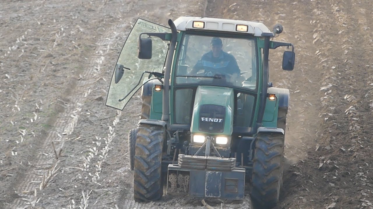Mały ale wariat :D Zimowa orka 2019 |Świętokrzyskie| Fendt Farmer 309 C + Unia Ibis XL Plus