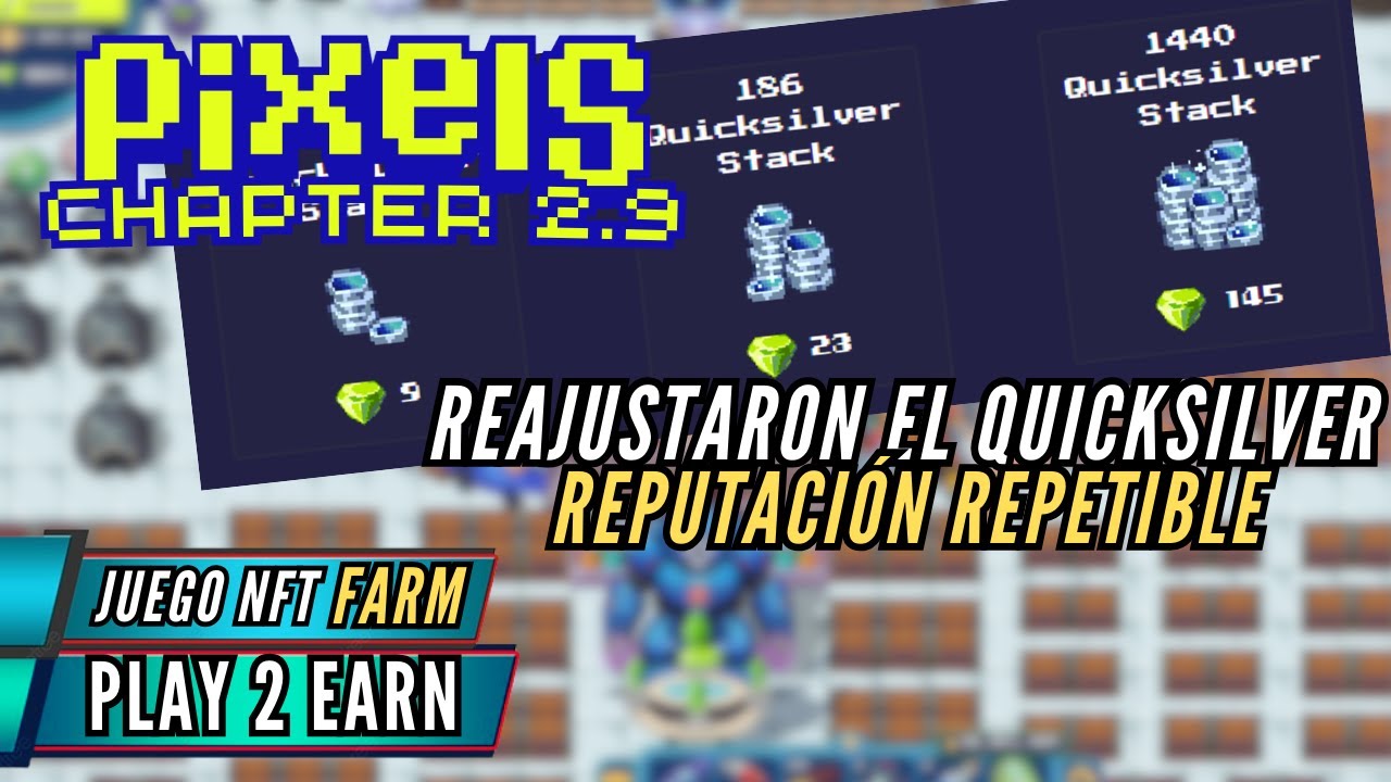 Ahora cada que compres QS dará reputación (Pixels)