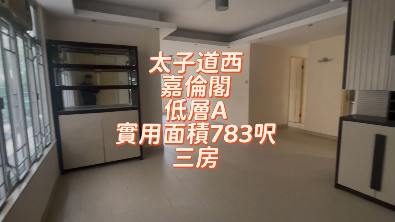 超正鐵路網🤩太子道西 嘉倫閣 低層A 實用面積783呎