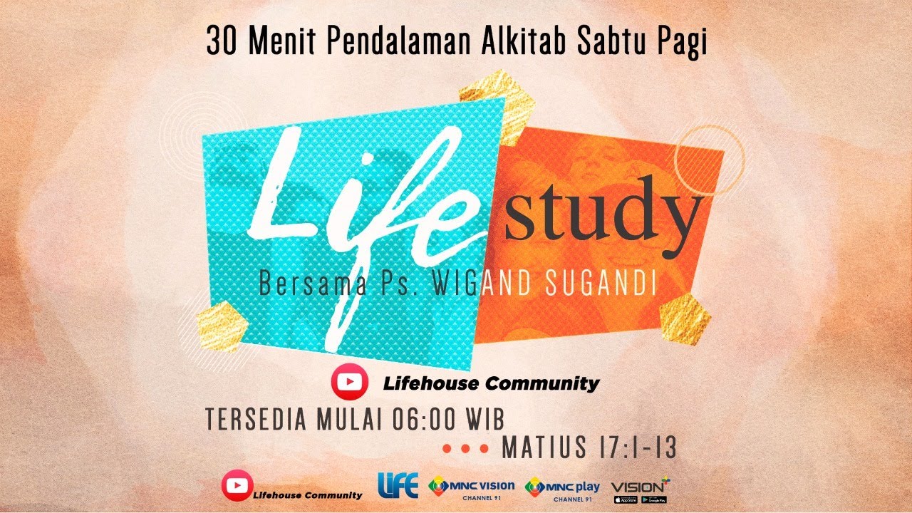Bible Study - MATIUS 17 : 1 - 13