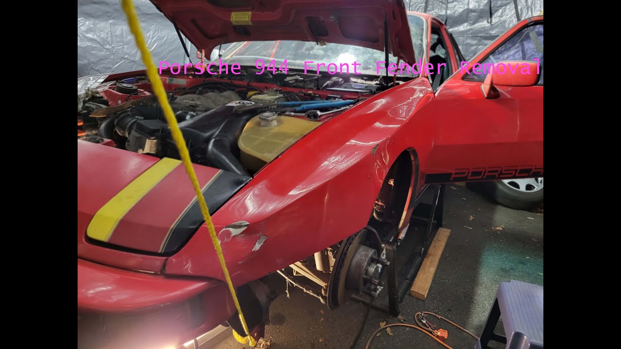 Porsche 944 Front Fender Removal