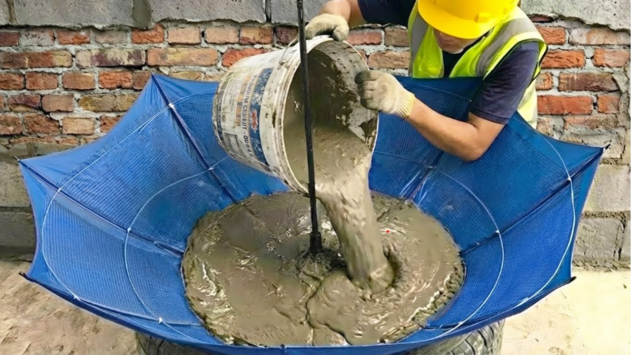 Не все знают этот секрет! Залейте цемент в зонты и заработайте миллион долларов | Советы по созданию