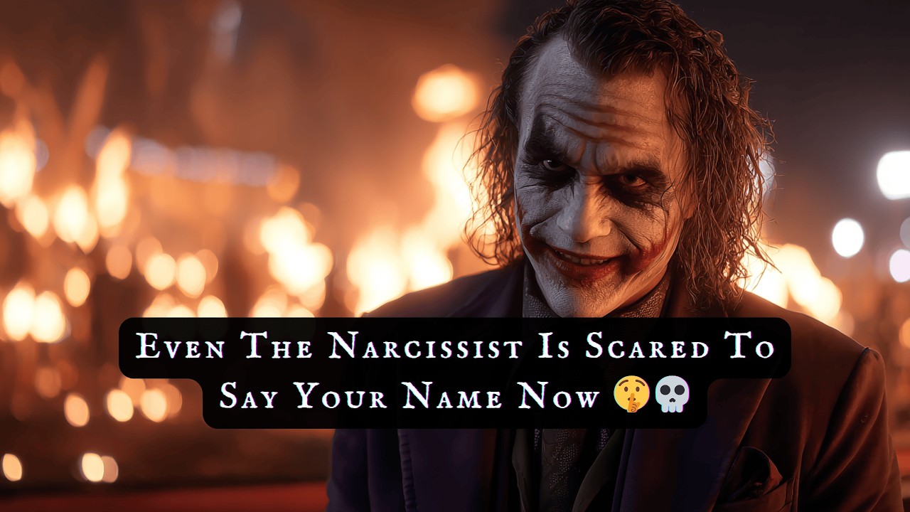 THE NARCISSIST JUST SAID 