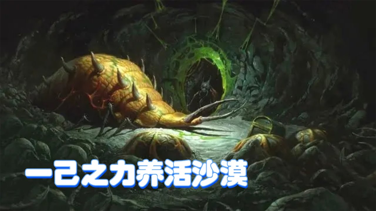 暗黑2第二幕暗金怪的故事，沙蟲女皇居然養活了整個沙漠？