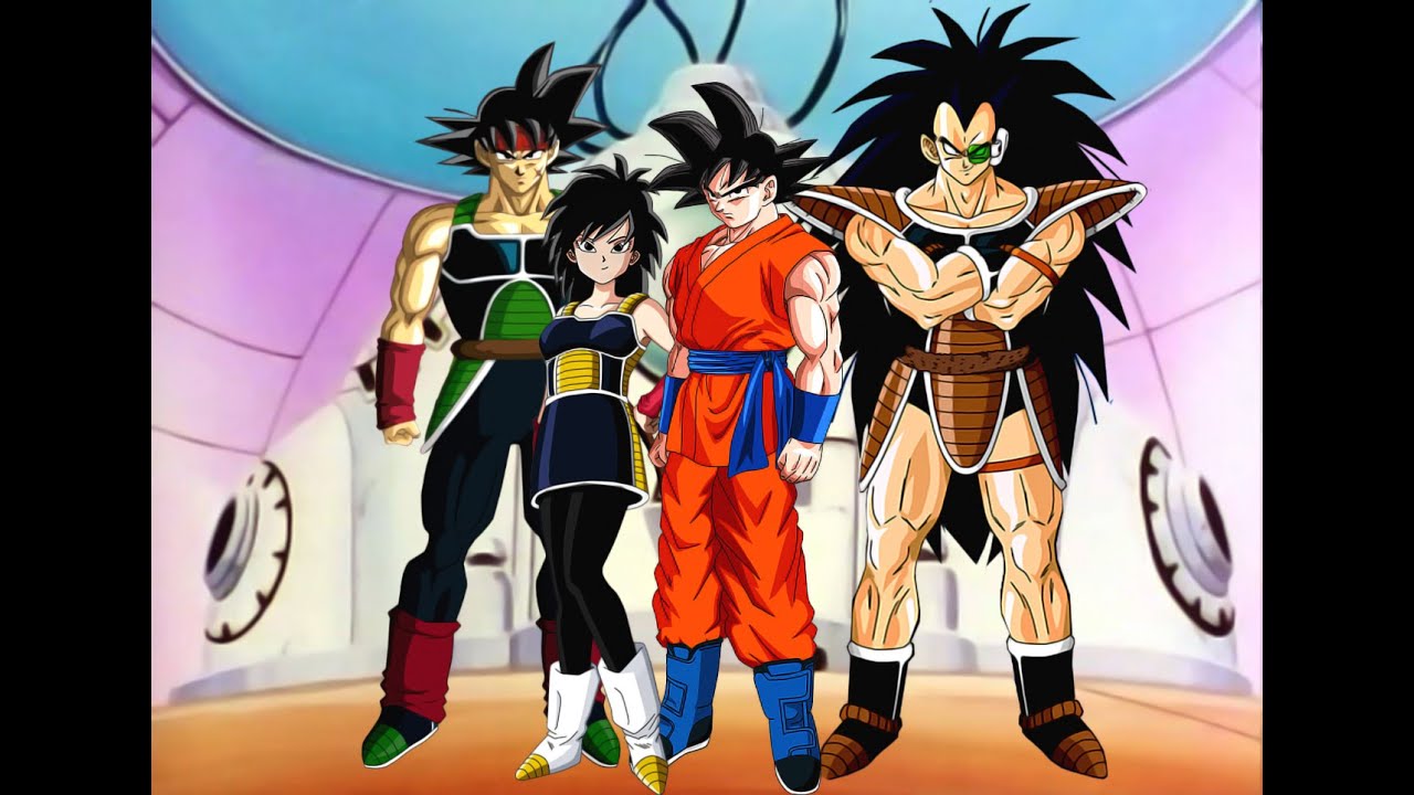 gine , bardock ,goku y raditz