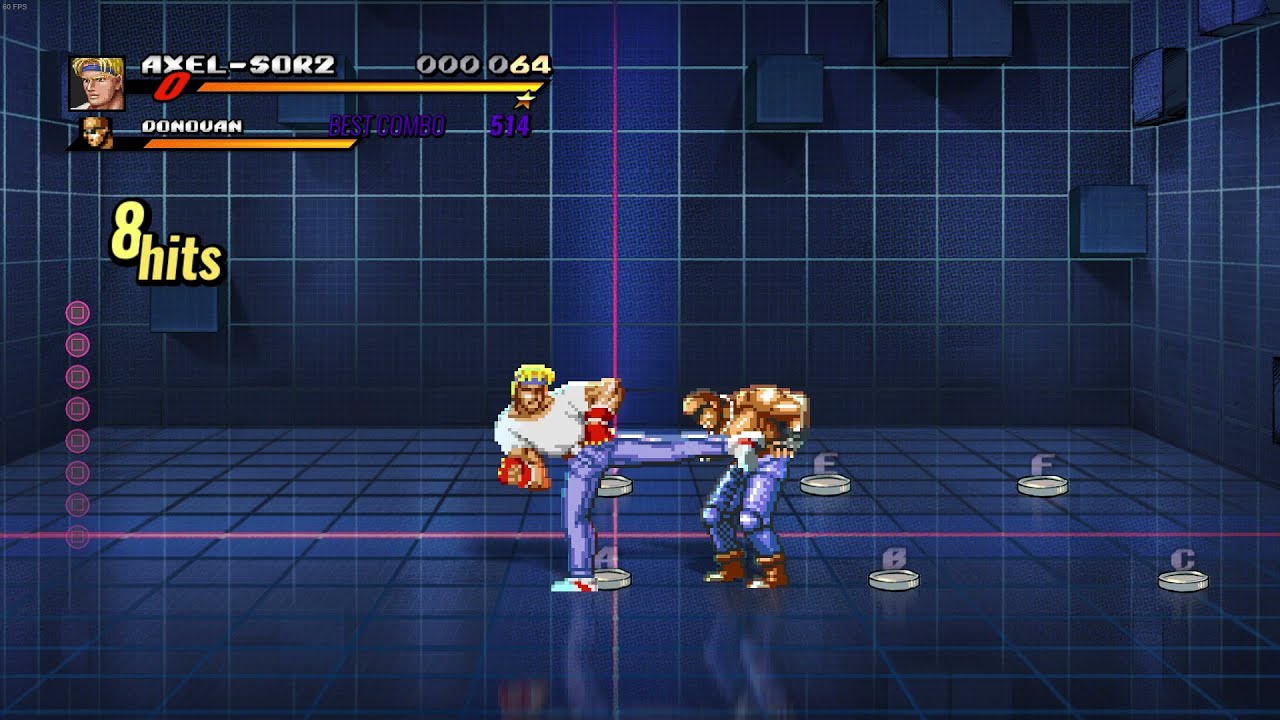 Streets of Rage 4: SOR2 Axel ALT Combo