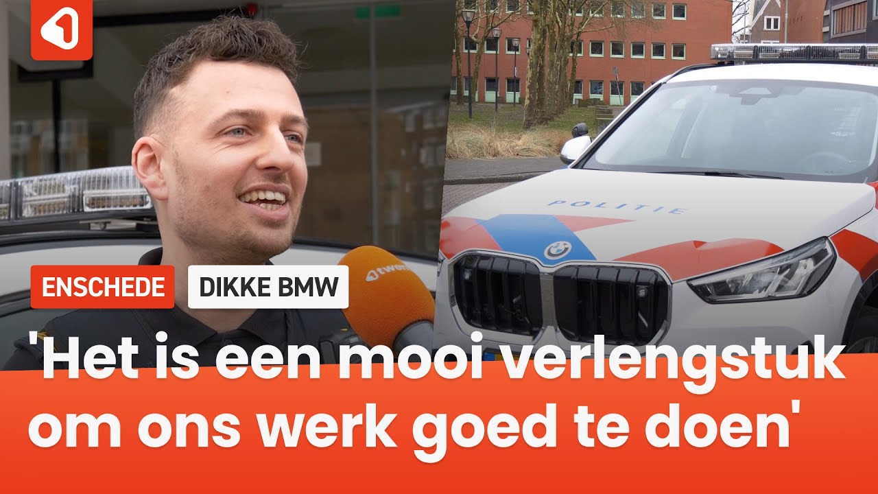 Deze 'dikke BMW' is de nieuwste politieauto van Twente