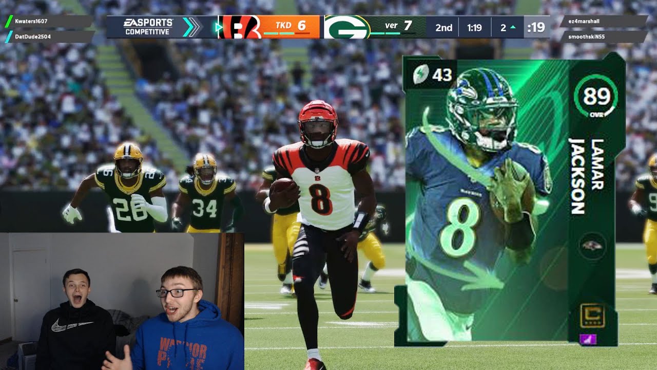 INSANE SUPERSTAR MVP LAMAR JACKSON GAMEPLAY!!! MUT SQUADS!!! Madden 21 Ultimate Team Gameplay!!!