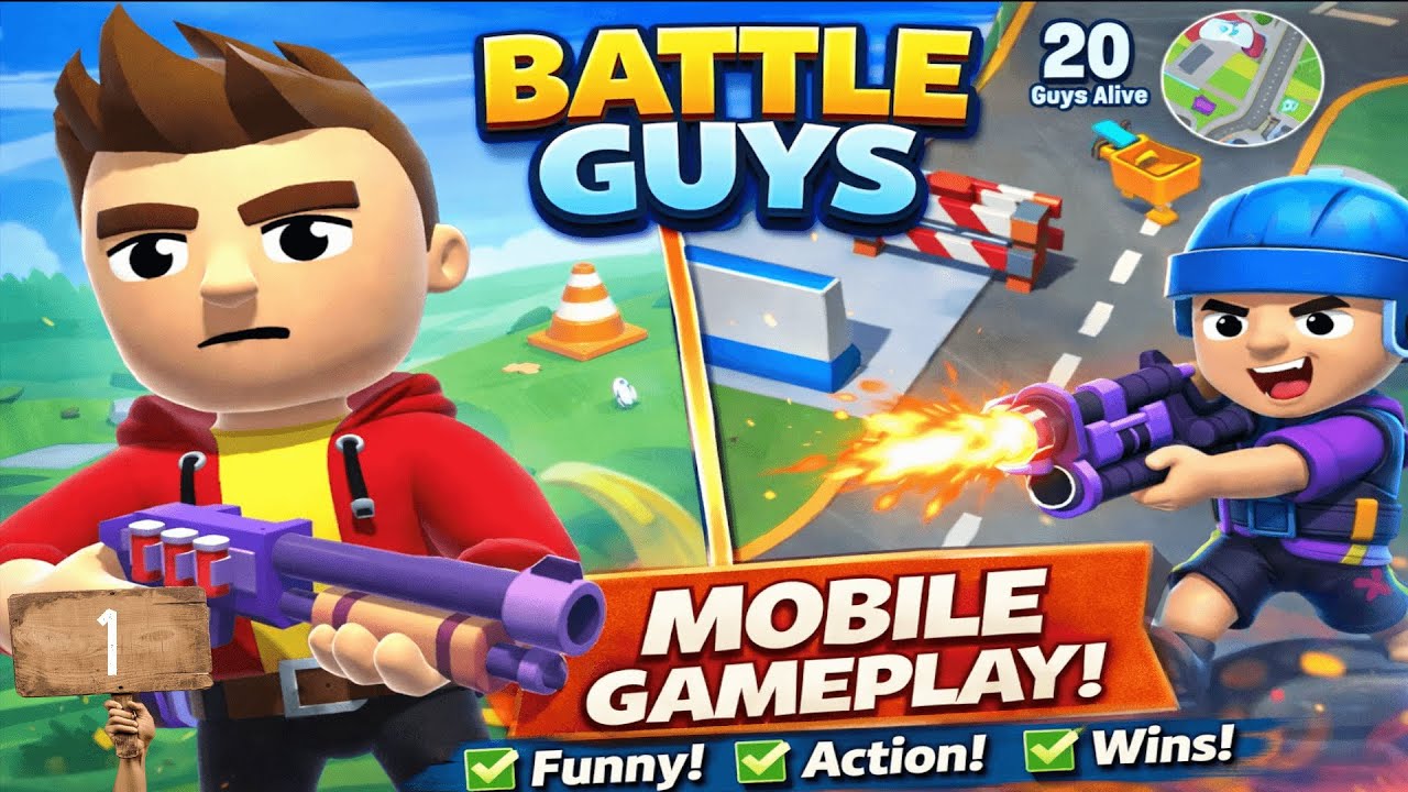 Battle Guys Mobile Gameplay | Funny Battles, Action & Wins!