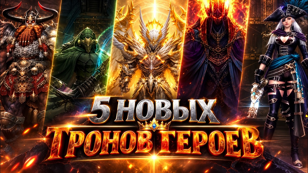5 НОВЫХ ТРОНОК ГЕРОЕВ КЛАНА! Голдберг, Мэри Рид, Таути, Ферион, Торос &mdash; Патч Thron Lineage 2 Main