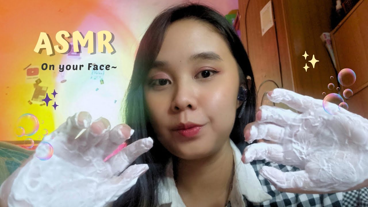 ASMR di Wajah kamu Visual Triggers, Touching, Brushing, Measuring ur Face, Layered Sounds for sleep