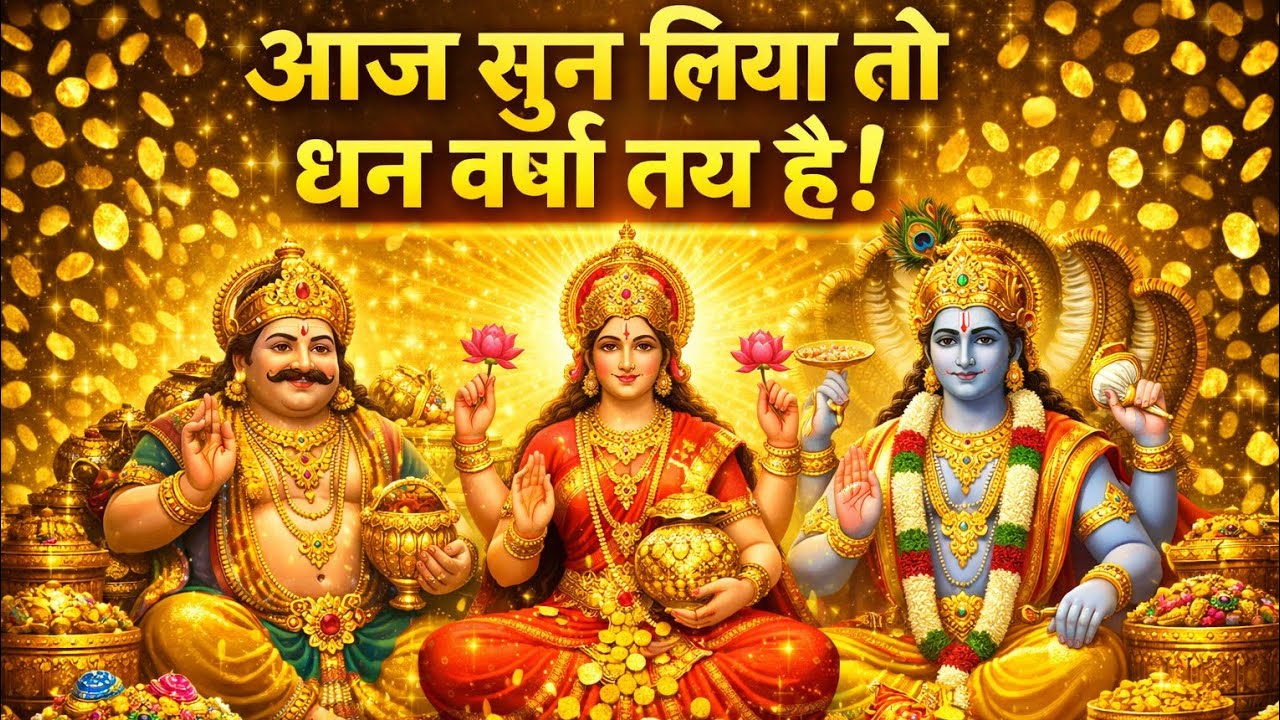 108 बार सुनते ही खुलेंगे धन के द्वार | लक्ष्मी कुबेर विष्णु की संयुक्त कृपा | 💯💰#WealthAttraction  