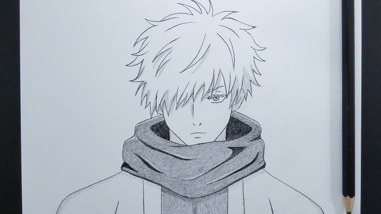 How To Draw Gojo Satoru Step By Step || Jujutsu Kaisen Fanart || Anime Sketch Tutorial