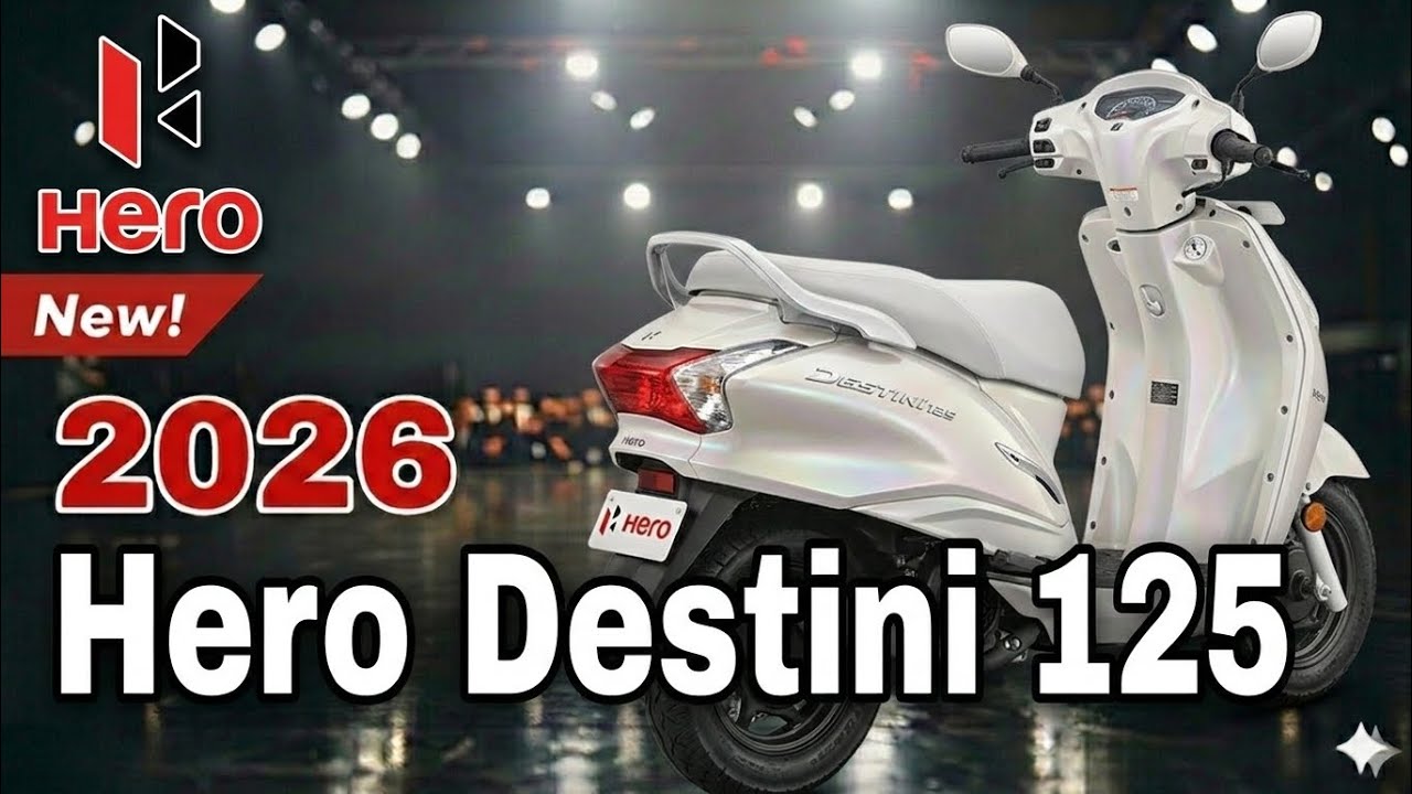 Мотоцикл Hero Destini 125 2026 года наконец-то представлен — полный обзор, характеристики и расхо...