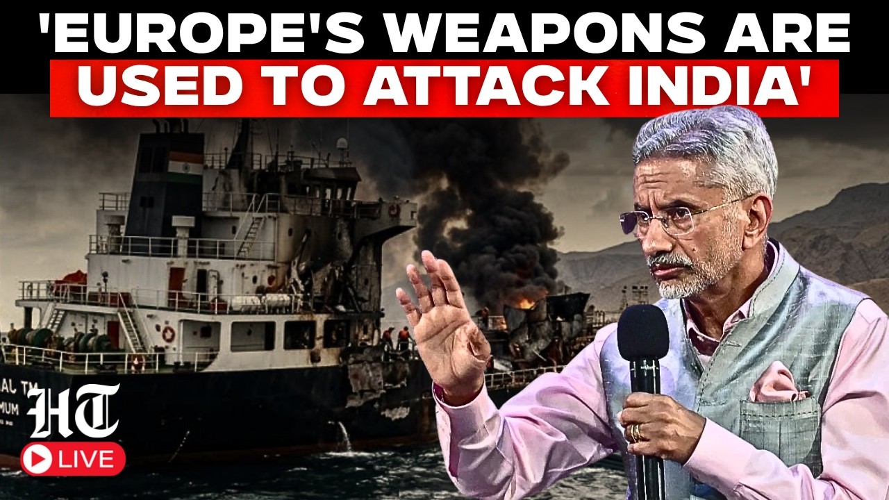 LIVE: EAM S Jaishankar&rsquo;s reality check to Europeans in Europe over India&rsquo;s Russian oil purchase